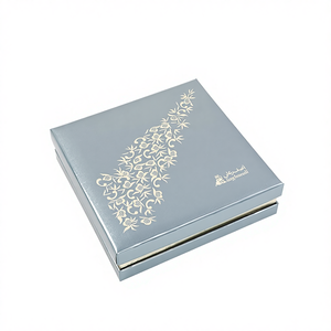 Emballage en carton ondulé de luxe doux au toucher, boîte cadeau pour le chocolat - Product Image 4