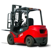 Chariot élévateur robuste de 2,5 tonnes JAC Série S CPCD25J pour entrepôt, transpalette stable pour opérations en entrepôt frigorifique