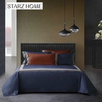 Drap-housse de luxe 100% coton turc ensembles de literie en gros queen et king size housses de couette et taie d'oreiller
