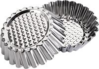Conteneur en aluminium personnalisé en usine, écologique, qualité alimentaire, moules à tartelettes, compatibles micro-ondes, combo argenté, mini-tartelettes premium