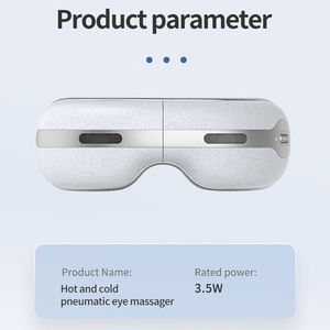 Intelligenter Augenmassagegerät mit Knetdruck, Wärme und Kühlung, Komfortabler Sitz, Bluetooth für Augenbelastung und Migräne-Linderung - Product Image 6