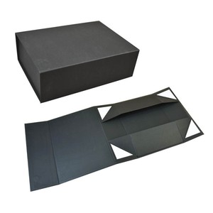 Low-MOQ High Quality Cardboard Rigid Clothing Shirt Packaging Folding <b>Magnetic</b> Suction <b>Box</b> - Product Image 1
