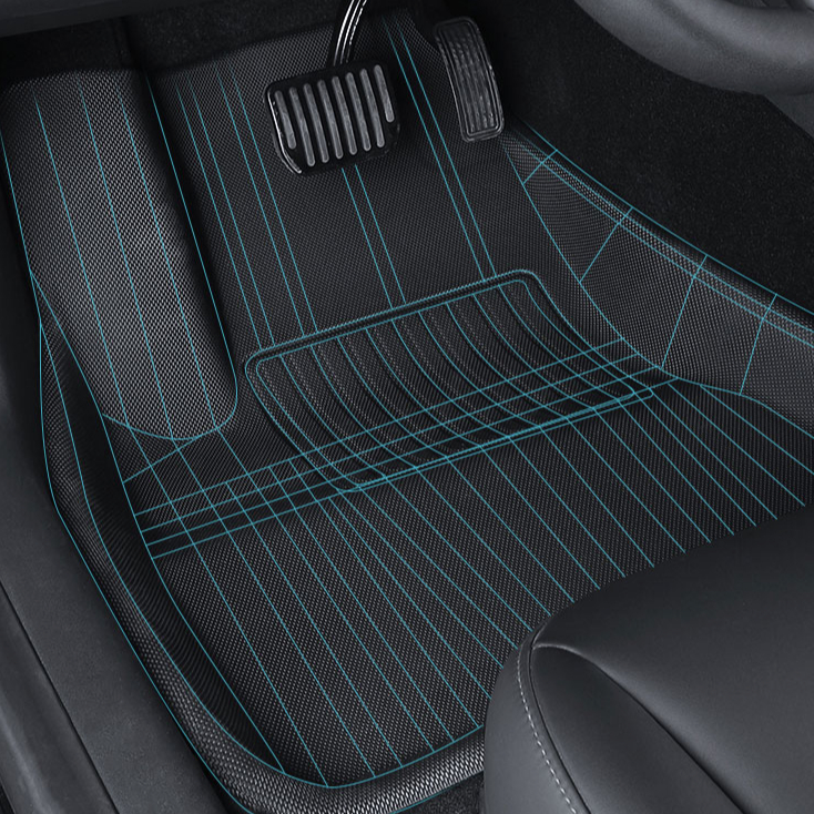 Tesla модель Y коврики 3D полный комплект Высокое качество Полный комплект Нескользящие водонепроницаемого коврика для аксессуаров, совместимых с 7 местный модели Y