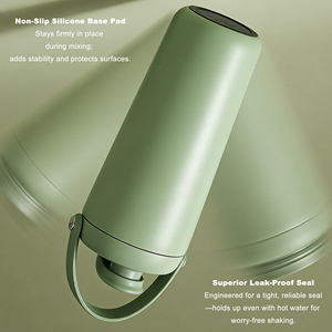 Set de Vasos Mezcladores de Proteínas de <span class=keywords><strong>Doble</strong></span> Capa Tritan con <span class=keywords><strong>Compartimento</strong></span> Portátil para Polvo, Recipiente de Acero Inoxidable 304 - Product Image 5