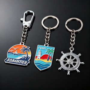 Cadeaux de mariage cadeaux promotionnels aviation souvenir avion modèle personnalisé dessin animé 3D mini mousqueton en alliage de zinc porte-clés - Product Image 5