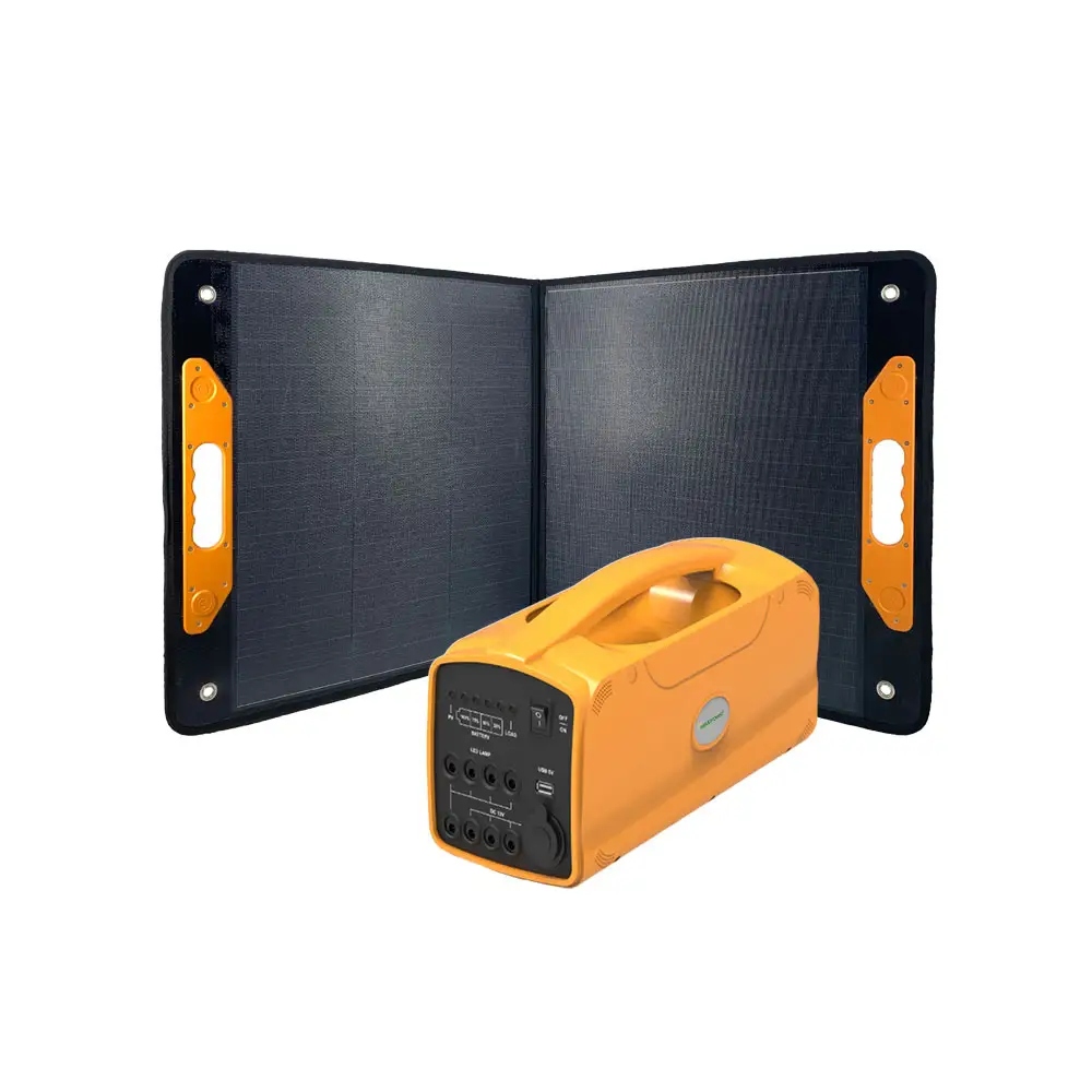 Generador de energía Solar portátil para exteriores, Radio de emergencia con manivela manual, batería de 16000 mAh de capacidad con cargador USB, lámpara LED