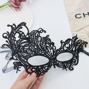 Masques en dentelle pour femmes, costume de fête de mascarade vénitienne, Halloween, carnaval, impression numérique, adapté aux adultes - Product Image 2
