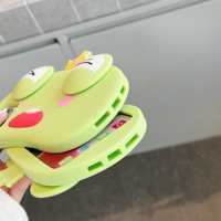Coque de téléphone détachable de haute qualité Cartoon Frog Prince Eye pour iPhone