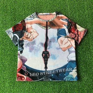 Arazzo Anime T-Shirt giapponese arazzi <span class=keywords><strong>abbigliamento</strong></span> personalizzato immagine arazzo Tshirt un pezzo per uomo Oversize Ropa T-Shirt da uomo - Product Image 1