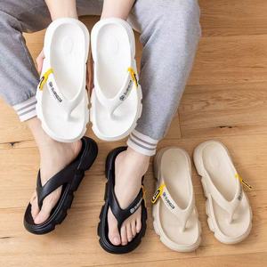 Tongs d'été à semelles épaisses en EVA pour hommes Pantoufles Sandales antidérapantes en gros pour la maison, la plage et l'extérieur. - Product Image 2