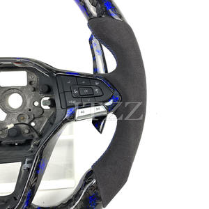 Pour Volkswagen <span class=keywords><strong>Golf</strong></span> MK8 Tiguan 2020 <span class=keywords><strong>2021</strong></span> 2022 2023 2024 Volant sport amélioré en fibre de carbone forgée Intérieur automobile - Product Image 4