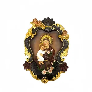 Objetos Decorativos Artísticos, Figura Religiosa, Decoración <span class=keywords><strong>de</strong></span> Pared <span class=keywords><strong>de</strong></span> la Virgen María, <span class=keywords><strong>Nuestra</strong></span> <span class=keywords><strong>Señora</strong></span> <span class=keywords><strong>de</strong></span> <span class=keywords><strong>Guadalupe</strong></span>, Adorno <span class=keywords><strong>de</strong></span> Pared para Decoración <span class=keywords><strong>de</strong></span> Iglesias - Product Image 6