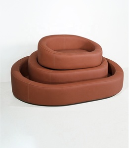 Kinghon Indoor Luxury Small Puppy Medium Large <b>Dog</b> Cat Bed Wooden Top Quality Customized Leather Anti-grappling Human Pet <b>Sofa</b> - Product Image 6