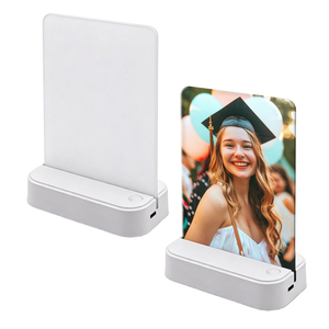 Sublimation Blank Acrylic Colorful LED <b>Photo</b> <b>Frame</b> Custom Printable Night Light Desktop Decor for Personalized Gifts & Home Use - Product Image 4