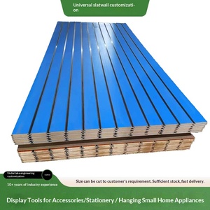 आधुनिक सार्वभौमिक लकड़ी फाइबर दीवार बोर्ड रैक धातु छड़ जल-प्रमाण और अग्नि प्रमाण के साथ - Product Image 2
