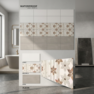 Carreaux muraux en céramique de porcelaine brillante HD 3D Vistaar 300x600mm, impression numérique par injection, design tropical, pour extérieur, en promotion - Product Image 5