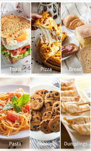 Mélangeur à pâte <span class=keywords><strong>électrique</strong></span> multifonctionnel de 5 L avec fonction de fermentation pour la boulangerie à domicile, pain artisanal, pizza, préparation de boulettes et de nouilles - Product Image 2