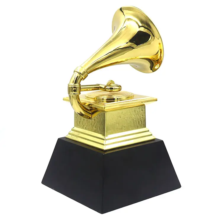Trofeo de Metal Grammy, trofeo de Metal personalizado, diseño de trofeo de metal Grammy