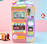 Máquina Expendedora de Helado Suave Popular, Totalmente Automática 24/7, con SDK, Múltiples Métodos de Pago, Acero Inoxidable, Monitoreo Remoto