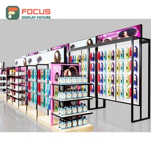 ตู้โชว์วิกผมขนาดใหญ่ ชั้นวางกระจกหลายชั้น พร้อมกุญแจล็อค สำหรับร้านขายวิกผม - Product Image 2