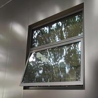 Nouvelle conception Fenêtre coulissante au sol et au plafond en alliage d'aluminium thermolaqué avec triple joint d'étanchéité, résistante aux impacts d'ouragan et écoénergétique
