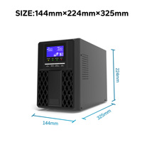 Onduleur en ligne à onde sinusoïdale pure 1 kVA pour ordinateur