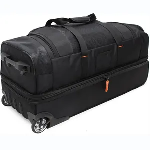 2024 New Design Black Large Capacity32 inch Waterproof Duffel Luggage Bag For Travel