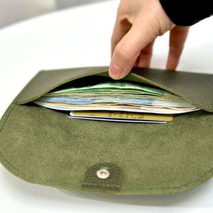Cartera de Cuero PU Colorida, Bolsa para Efectivo, Organizador de Dinero Duradero para Presupuesto - Product Image 4