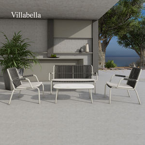 Sofá Comercial de Vime para Exterior, Mobiliário de Jardim e Lounge, Sofá para Pátio de Hotel e Terraço, Resistente a Todas as Condições Climáticas - Product Image 2