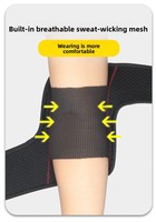 Genouillère en néoprène personnalisée, respirante, antibactérienne, avec rembourrage flexible, protection professionnelle pour le basketball et soulagement de la douleur