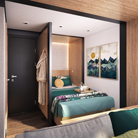 Maison flottante modulaire, conteneur préfabriqué, maison d'hôtel flottante sur l'eau, bateau domestique avec décoration intérieure, bateau, petite maison