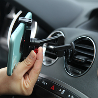 Support de téléphone de voiture en alliage d'aluminium flexible super résistant support mobile multifonctionnel à 360 degrés caractéristique rotative réglable