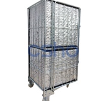Boîte d'isolation Nouveau conteneur de rouleau de matériau résistant à la chaleur de cargaison de protection en papier d'aluminium
