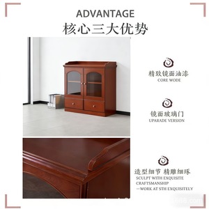 ตู้เก็บชาแบบเตี้ยสำหรับสำนักงาน ห้องประชุม ดีไซน์ทันสมัยเรียบง่าย - Product Image 5