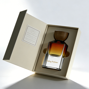 Nuevo Envase Personalizado de 50 ml y 100 ml, Botella de Vidrio Cuadrada Transparente Vacía con Pulverizador de Bomba, Botella de Perfume de Vidrio Pulido con Tapa Dorada - Product Image 6