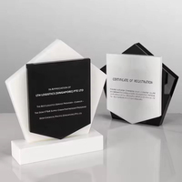 Premios de Cristal de Mármol JN Honor, Diseño Personalizado, Trofeo de Cristal de Mármol de Alta Calidad, Premio de Mármol Personalizado en Blanco