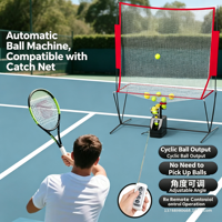 Machine à balles de pickleball GQK, 40 trous, dispositif d'entraînement réglable pour enfants, adolescents et adultes, toutes saisons