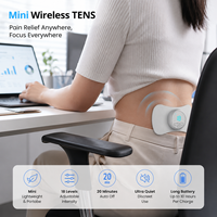 Masseur électronique portable sans fil TENS pour les employés de bureau, relaxation du cou, des épaules et du dos, soins de bien-être quotidiens