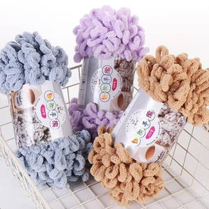 Benang Chenille Chunky 100g untuk Rajutan Tangan dan Merajut - Product Image 3