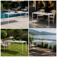 Table de salle de conférence en panneaux stratifiés compacts, fabriquée par l'usine Hua Jiale, prix avantageux, panneaux de qualité compacte