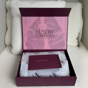 Tóc sang trọng bao bì thiết lập hộp và quà tặng túi giấy mua sắm mở rộng Tóc Giả gói HD cap lưu trữ thấp moq - Product Image 2