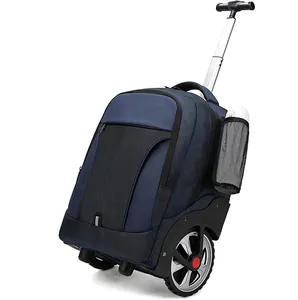 滚动轮式背包旅行防水商务大型轮式背包适合15.6英寸