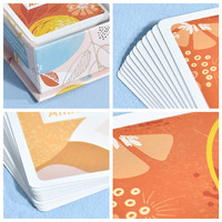 Cartes de remerciement personnalisables pour enfants avec boîte, cartes d'affirmation positive imperméables pour femmes noires pour la douche