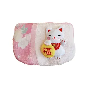 Милый мультяшный детский подарок 3D кукольный бумажник красочный портмоне 17*12*4 см мягкая плюшевая сумка luckycat