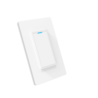 Interrupteur intelligent WiFi 2,4 GHz avec commande vocale à distance via l'application Smart Life (norme US)