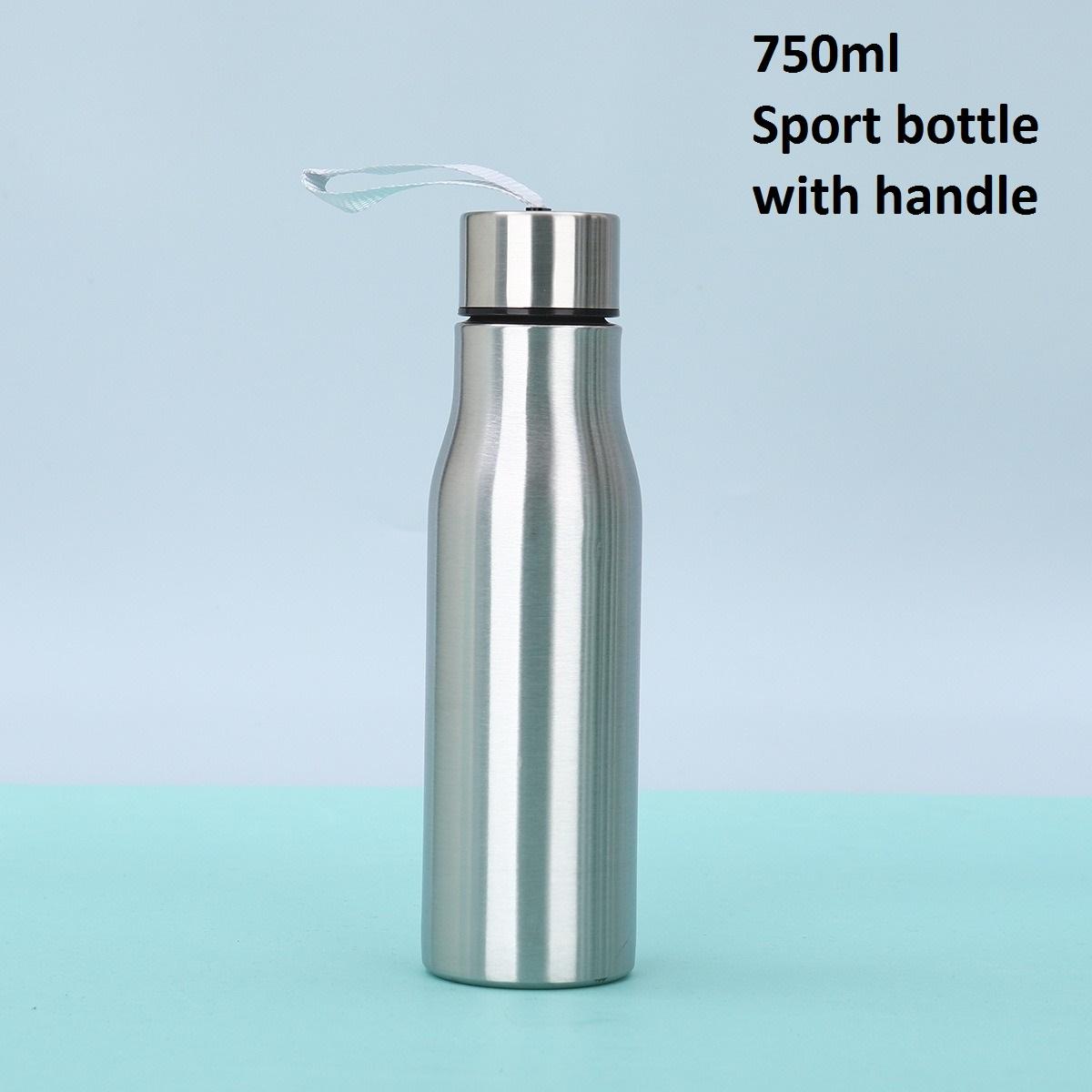 Bouteille de sport 750 ml avec poignée