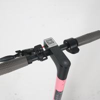 Scooter Eléctrico Plegable de Acero con Alto Contenido de Carbono, Neumático de 8.5 Pulgadas, Motor de 350W, Batería de Litio de 36V 10.4Ah, Color Rosa, con APP, desde Almacén en Australia