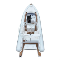 Bateau de plaisance gonflable en fibre de verre de 9,6 m (31,5 pi) avec tubes Hypalon et Orca, table à manger incluse, idéal pour les loisirs nautiques - À vendre