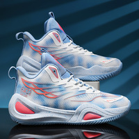 Chaussures de sport pour homme Couplet, bottes de combat de basketball, tige en cuir, imperméables, respirantes, tendance sport et loisirs 2025, vente en gros
