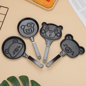 Sartén Antiadherente para Panqueques con Forma de Oso, Linda Sartén Antiadherente para Cocinar, Mini Sartén para Freír Huevos, Sartén para Hacer Desayunos <span class=keywords><strong>y</strong></span> Omelettes - Product Image 1